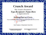 Crunch Award