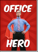 Greeting Card - Office Hero