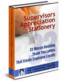 Supervisors Appreciation Stationery eBook