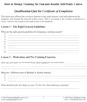 Qualification Quiz